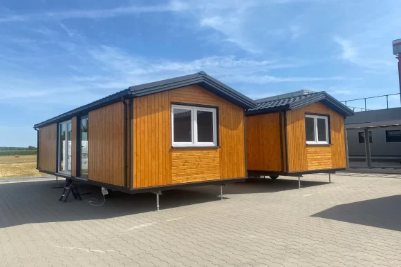 Casa móvil T2 Affo – 35 m², 8,75 x 4 m, voll ausgestattet, zentraler Gasheizung, sofort lieferbar